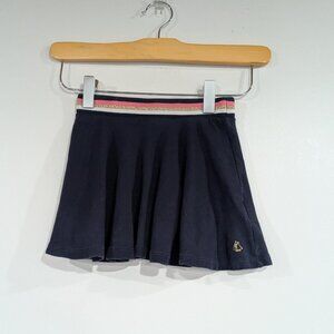 Petit Bateau Jersey Circle Skirt Navy Blue Size 5